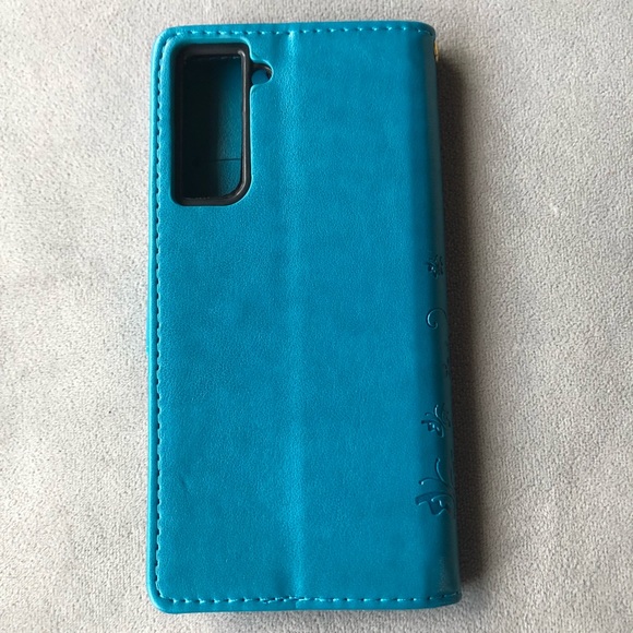 S21 Samsung Blue Wallet Case ~ Brand New! - Picture 2 of 8